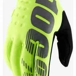 100% Brisker Gloves -Motorcycle Gloves Sales 100 brisker gloves fluo 1