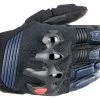 Short Cuff Gloves Alpinestars Halo Leather Gloves -Motorcycle Gloves Sales alpinestars halo leather gloves blue black