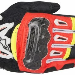 Summer Gloves Alpinestars SMX-2 Air Carbon V2 Gloves -Motorcycle Gloves Sales alpinestars smx2 acv2 glove black red white scaled