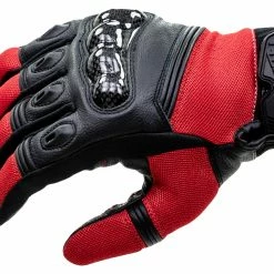 Summer Gloves BILT Spirit 2 Gloves -Motorcycle Gloves Sales bilt spirit glove black red 1
