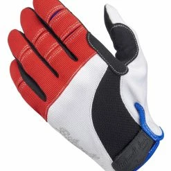 Biltwell Apparel Summer Gloves Biltwell Moto Gloves -Motorcycle Gloves Sales biltwell moto gloves red white blue 3