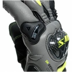 Short Cuff Gloves Dainese Carbon 3 Short Gloves -Motorcycle Gloves Sales dainese carbon3 short gloves black charcoal fluo yellow 1