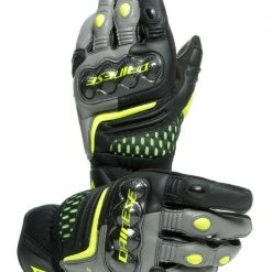 Short Cuff Gloves Dainese Carbon 3 Short Gloves -Motorcycle Gloves Sales dainese carbon3 short gloves black charcoal fluo yellow