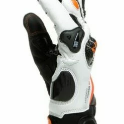 Short Cuff Gloves Dainese Carbon 3 Short Gloves -Motorcycle Gloves Sales dainese carbon3 short gloves black white flame orange 1