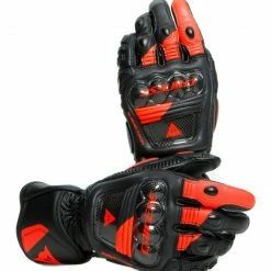 Race Gloves Dainese Druid 3 Gloves -Motorcycle Gloves Sales dainese druid3 gloves black fluo red