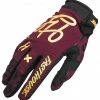 Fasthouse Youth Girl's Speed Style Golden Gloves -Motorcycle Gloves Sales fasthouse girls speed style golden gloves maroon
