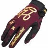 Women Who Ride Fasthouse Speed Style Golden Women's Gloves -Motorcycle Gloves Sales fasthouse speed style golden womens gloves maroon scaled