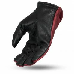 Short Cuff Gloves First Manufacturing 2-Tone Roper Gloves -Motorcycle Gloves Sales first manufacturing2 tone roper gloves black oxblood 1