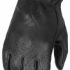 Short Cuff Gloves Highway 21 Louie Perforated Gloves -Motorcycle Gloves Sales highway21 louie perforated gloves black scaled