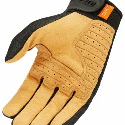 Icon Airform Gloves -Motorcycle Gloves Sales icon airform glove black tan 1 scaled