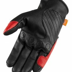 Icon Contra 2 Gloves -Motorcycle Gloves Sales icon contra2 glove red 1
