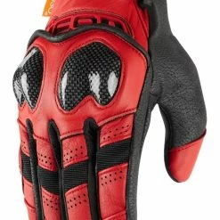 Icon Contra 2 Gloves -Motorcycle Gloves Sales icon contra2 glove red