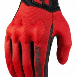 Summer Gloves Icon Anthem 2 CE Gloves -Motorcycle Gloves Sales icon glove anthem2 ce hi viz
