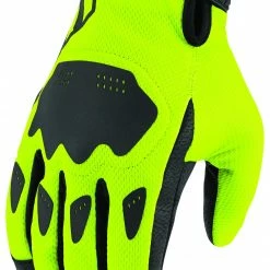 Short Cuff Gloves Icon Hooligan CE Gloves -Motorcycle Gloves Sales icon hooligan ce gloves hi viz scaled
