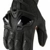 Short Cuff Gloves Icon Hypersport Short Gloves -Motorcycle Gloves Sales icon hypersport short gloves black