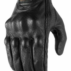 Short Cuff Gloves Icon Pursuit Classic Perforated Gloves