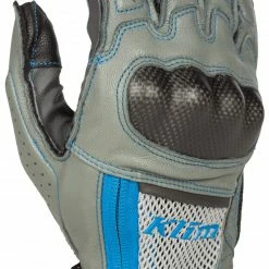 Summer Gloves Klim Induction Gloves -Motorcycle Gloves Sales klim induction gloves grey blue yellow scaled