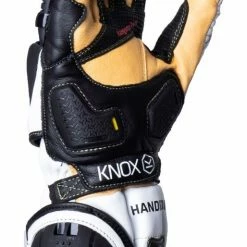 Race Gloves Knox Handroid MK4 Gloves 32 Race Gloves Knox Handroid MK4 Gloves -Motorcycle Gloves Sales knox handroid all mk4 black white 3