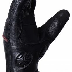 Short Cuff Gloves Knox Whip Women's Gloves -Motorcycle Gloves Sales knox whip womens gloves black oxblood 2 scaled