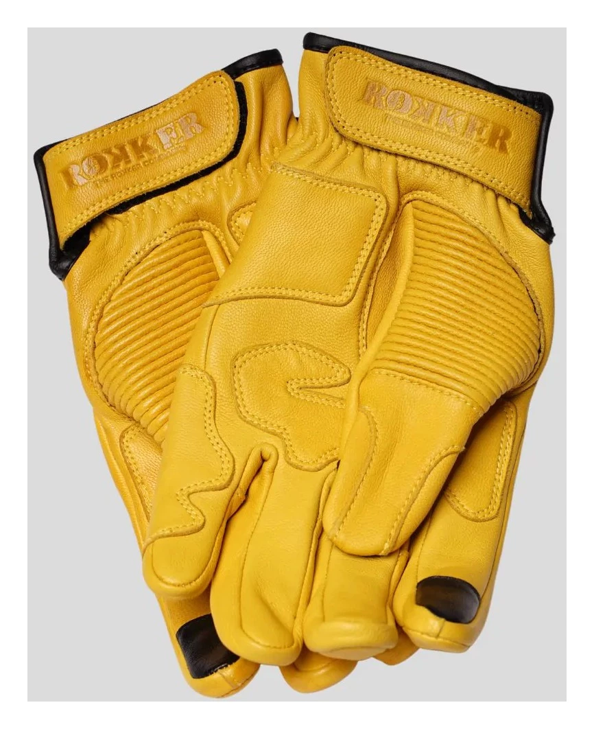 Short Cuff Gloves Rokker Tucson Leather Gloves 5 Short Cuff Gloves Rokker Tucson Leather Gloves - Image 3