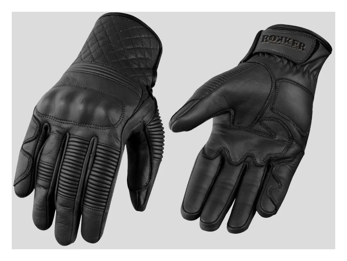 Short Cuff Gloves Rokker Tucson Leather Gloves 3 Short Cuff Gloves Rokker Tucson Leather Gloves