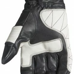 RSD Apparel Short Cuff Gloves Roland Sands Bronzo CE Gloves -Motorcycle Gloves Sales roland sands bronzo glove black white 2 scaled