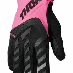 Women Who Ride Thor Spectrum Women's Gloves -Motorcycle Gloves Sales thor glove spctrm wmn gy ch pink black