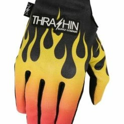 Thrashin Supply Co Summer Gloves Thrashin Supply Stealth Flame Gloves